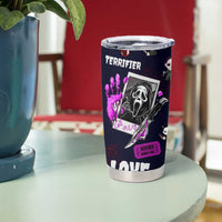 Funny Halloween Horror Tumbler Cup Iced Coffee What's Your Favorite Scary Movie - Wonder Print Shop