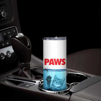 Paws Parody Skinny Tumbler Cat Mouse Humorous Cat Chasing Mouse Kitten