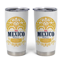 Viva Mexico Cabrones Sugar Skull Tumbler Cup Independence Day Mexico Mexican Beer - Wonder Print Shop