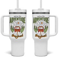 Goodbye Gifts Tumbler With Handle And So The Adventure Begins Coworker Leaving Farewell Gift