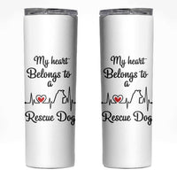Rescue Dog Skinny Tumbler Animal Adopt Foster Animal Shelter Volunteer Dog Lovers