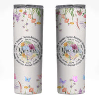 Christian Gifts for Women Skinny Tumbler Inspirational Religious Present Faith Jesus God Bible Verse Gift