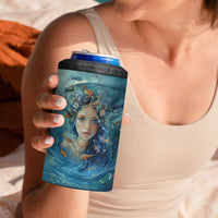 Beach Lovers Gifts For Women 4 in 1 Can Cooler Tumbler Some Girls Are Just Born With The Beach In Their Souls
