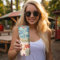 Beach Gifts For Women Skinny Tumbler Some Girls Are Just Born With The Beach In Their Souls