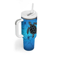 Sea Turtle Gifts For Women Tumbler With Handle Ocean Beach Themed Animal Lover Gift