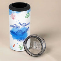 Gifts For Sea Turtle Lovers 4 in 1 Can Cooler Tumbler Cute Animal Lover Gifts For Women Girl