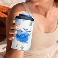 Gifts For Sea Turtle Lovers 4 in 1 Can Cooler Tumbler Cute Animal Lover Gifts For Women Girl