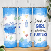 Gifts For Sea Turtle Lovers Skinny Tumbler Cute Animal Lover Gifts For Women Girl
