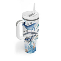 Shark Lovers Tumbler With Handle Ocean Animal Species Of Sharks