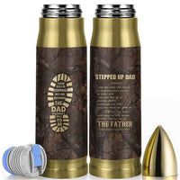 Bonus Dad Gifts Bullet Tumbler Stepdad Stepped Up Dads Daddy Fathers Day Presents Camo - Wonder Print Shop