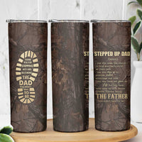 Bonus Dad Gifts Skinny Tumbler Stepdad Stepped Up Dads Daddy Fathers Day Presents Camo - Wonder Print Shop