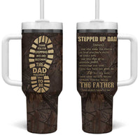 Bonus Dad Gifts Tumbler With Handle Stepdad Stepped Up Dads Daddy Fathers Day Presents Camo - Wonder Print Shop