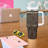 Bonus Dad Gifts Tumbler With Handle Stepdad Stepped Up Dads Daddy Fathers Day Presents Camo - Wonder Print Shop