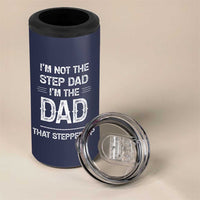 Bonus Dad Gifts 4 in 1 Can Cooler Tumbler Funny Not Step Dad Im Stepped Up Dads TB10