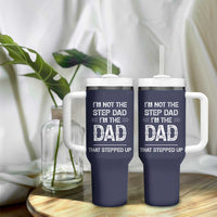 Bonus Dad Gifts Tumbler With Handle Funny Not Step Dad Im Stepped Up Dads TB10
