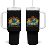 Dragons and Books Lovers Gifts Tumbler With Handle Bookworm In A World Of Bookworms Be A Book Dragon Nerds - Wonder Print Shop