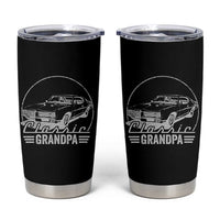 Funny Grandpa Classic Car Graphic Tumbler Cup Father's Day Grandpa Gift