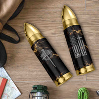 Christian Faith Over Fear Bullet Tumbler Religious Jesus Saves Cross US Flag Prayer Patriotic - Wonder Print Shop