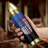 Christian Gifts for Men Bullet Tumbler Religious Cross US Flag Prayer Patriotic - Wonder Print Shop