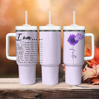 Christian Gifts for Women Faith Tumbler With Handle Inspirational Religious Bible Gift for Her - Wonder Print Shop