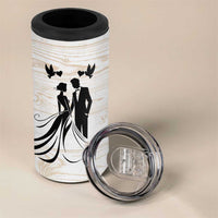 Gifts For Husband From Wife 4 in 1 Can Cooler Tumbler To My Husband I Love You Wedding Anniversary Gift
