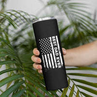 Christmas Gifts for Dad Skinny Tumbler Best Dad Ever American US Flag Father's Day - Wonder Print Shop