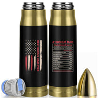 Bonus Dad Gifts Bullet Tumbler Stepdad American Flag Fathers Day - Wonder Print Shop