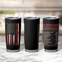 Bonus Dad Gifts Tumbler Cup Stepdad American Flag Fathers Day - Wonder Print Shop