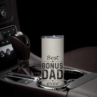 Best Bonus Dad Ever Skinny Tumbler Stepdad Fathers Day Gifts From Stepdaughter Stepson - Wonder Print Shop