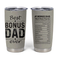 Best Bonus Dad Ever Tumbler Cup Stepdad Fathers Day Gifts From Stepdaughter Stepson - Wonder Print Shop