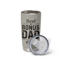 Best Bonus Dad Ever Tumbler Cup Stepdad Fathers Day Gifts From Stepdaughter Stepson - Wonder Print Shop