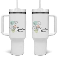 Promoted to Grandma Tumbler With Handle Est 2025 New Grandmother Gift