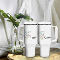 Promoted to Grandma Tumbler With Handle Est 2025 New Grandmother Gift