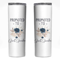 Promoted to Grandma Skinny Tumbler First Time Grandmother New Nana Gift
