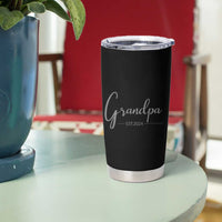 Promoted To Grandpa Tumbler Cup Granddad Est.2024 Pregnancy Announcement Gifts for New Grandparents - Wonder Print Shop