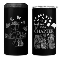 Just One More Chapter 4 in 1 Can Cooler Tumbler Book Lover Floral Library