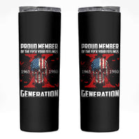 Proud Member Fck Your Feelings X Generation Horror Skull Skinny Tumbler Funny Halloween Gen X 4th Of July - Wonder Print Shop