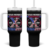 Proud Member Fck Your Feelings X Generation Tumbler With Handle Funny Gen X American Flag - Wonder Print Shop