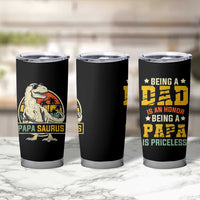 Christmas Gifts for Dad Tumbler Cup Being A Dad Is An Honor Being A Papa Is Priceless - Wonder Print Shop