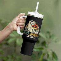 Christmas Gifts for Dad Tumbler With Handle Being A Dad Is An Honor Being A Papa Is Priceless - Wonder Print Shop