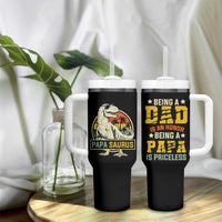 Christmas Gifts for Dad Tumbler With Handle Being A Dad Is An Honor Being A Papa Is Priceless - Wonder Print Shop