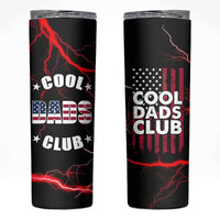 Christmas Gifts for Dad Skinny Tumbler Cool Dads Club Father's Day American Flag - Wonder Print Shop