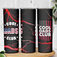 Christmas Gifts for Dad Skinny Tumbler Cool Dads Club Father's Day American Flag - Wonder Print Shop