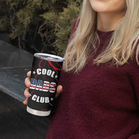 Christmas Gifts for Dad Tumbler Cup Cool Dads Club Father's Day American Flag - Wonder Print Shop