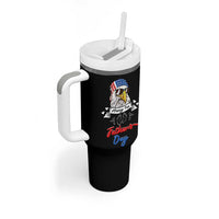 Happy 1st Fathers Day Tumbler With Handle First Time Daddy New Baby Gifts Ideas Eagle