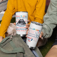 Happy First Fathers Day Tumbler Cup New Dad 1st Time Daddy Announcement