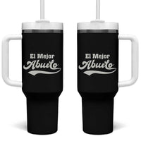 El Mejor Abuelo Tumbler With Handle Fathers day Dia Del Padre Best Abuelo Gifts In Spanish - Wonder Print Shop