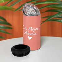 Grandma Gifts in Spanish 4 in 1 Can Cooler Tumbler La Mejor Abuela - Wonder Print Shop