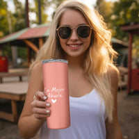 Grandma Gifts in Spanish Skinny Tumbler La Mejor Abuela - Wonder Print Shop