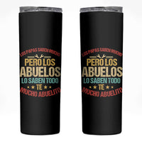 Grandpa In Spanish Abuelito Skinny Tumbler Regalos para el Mejor Abuelo del Mundo